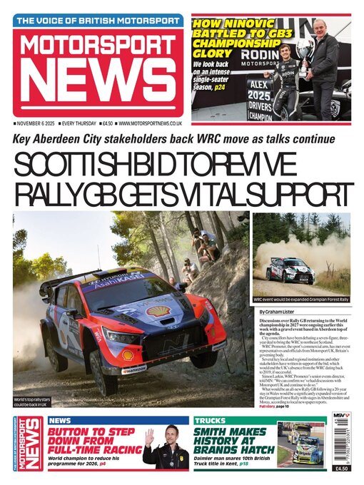 Title details for Motorsport News by Kelsey Publishing Ltd - Available
